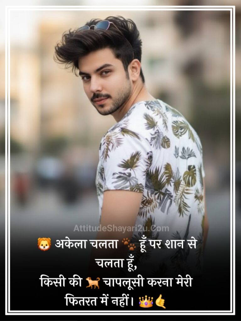 Top 10 Attitude Shayari