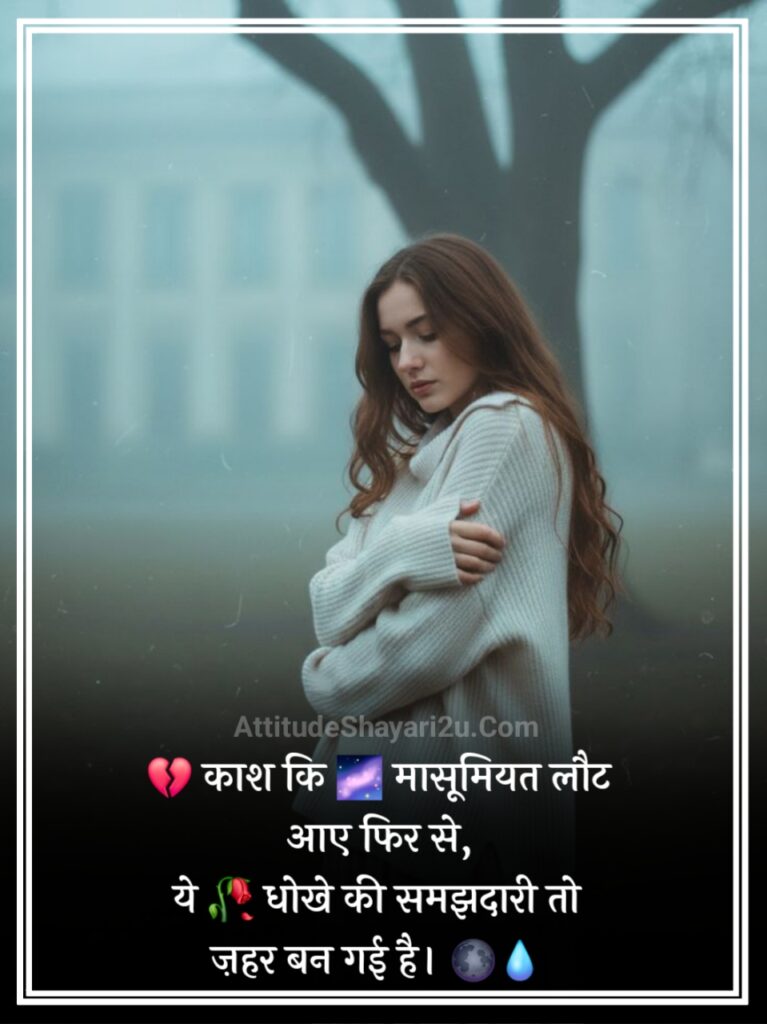 Dhoka Shayari 2 Line