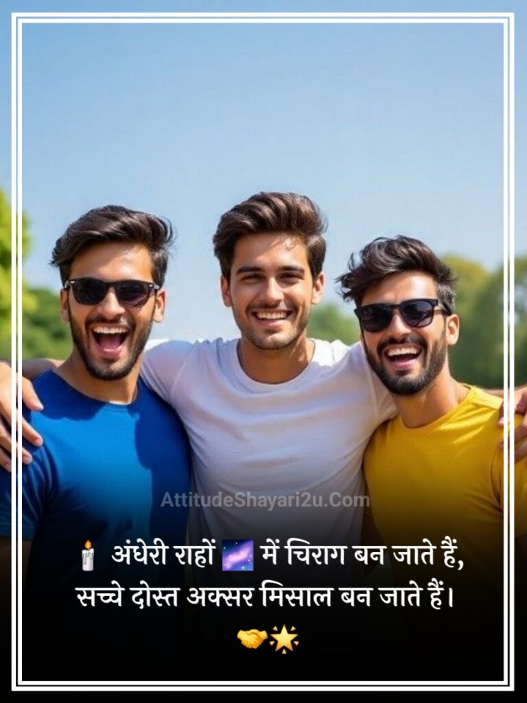 सच्ची दोस्ती शायरी