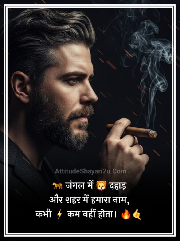 Gangster Shayari Hindi Attitude